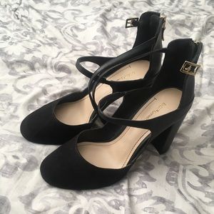 BCBG Generation black block heels